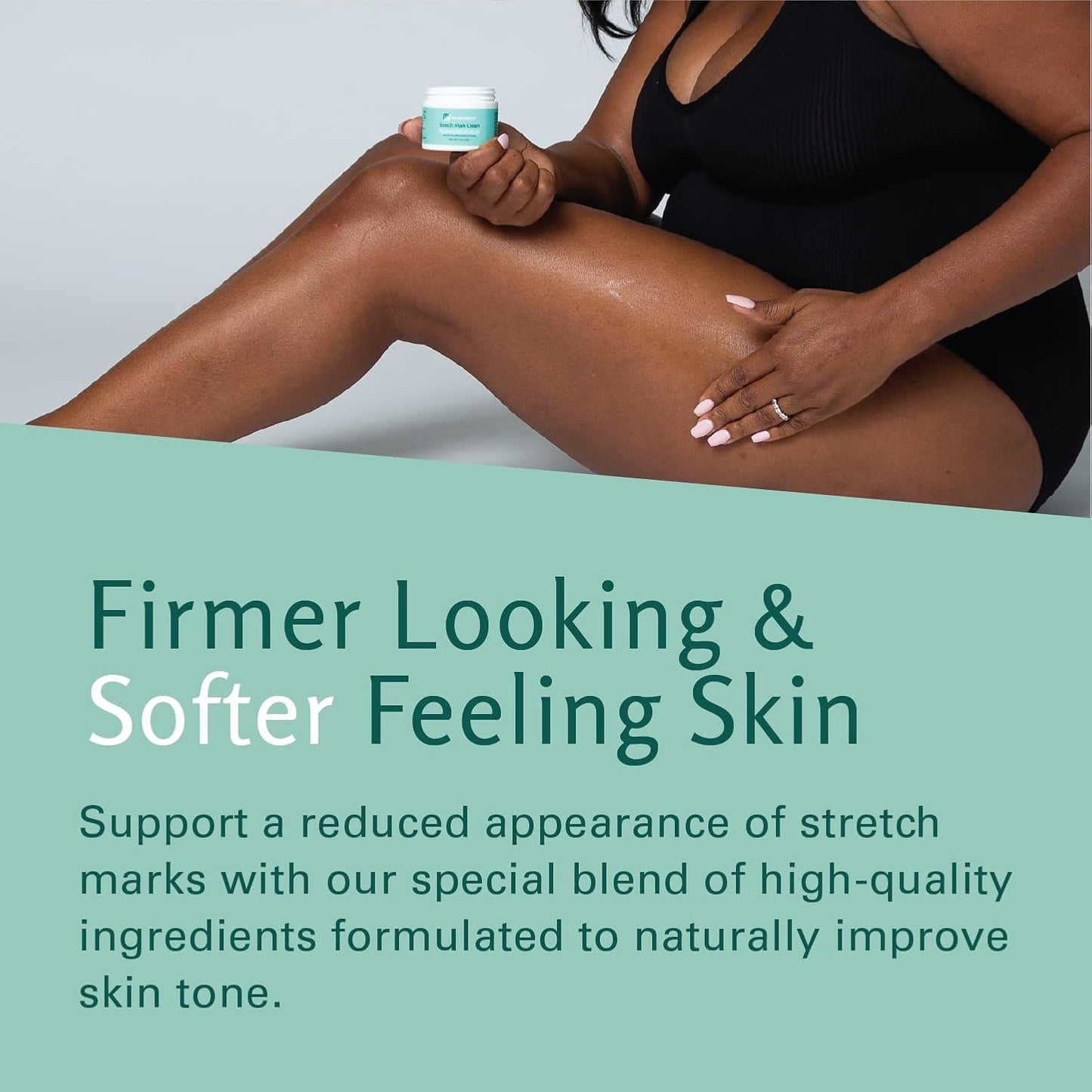 Stretch Mark Cream Infused with Collagen & Stem Cell Maternity Skincare Oil Removes Stretch Mark Prevention & Scar Remover Lotion Green Tea Extract & Raspberry Ketones by M3 Naturals