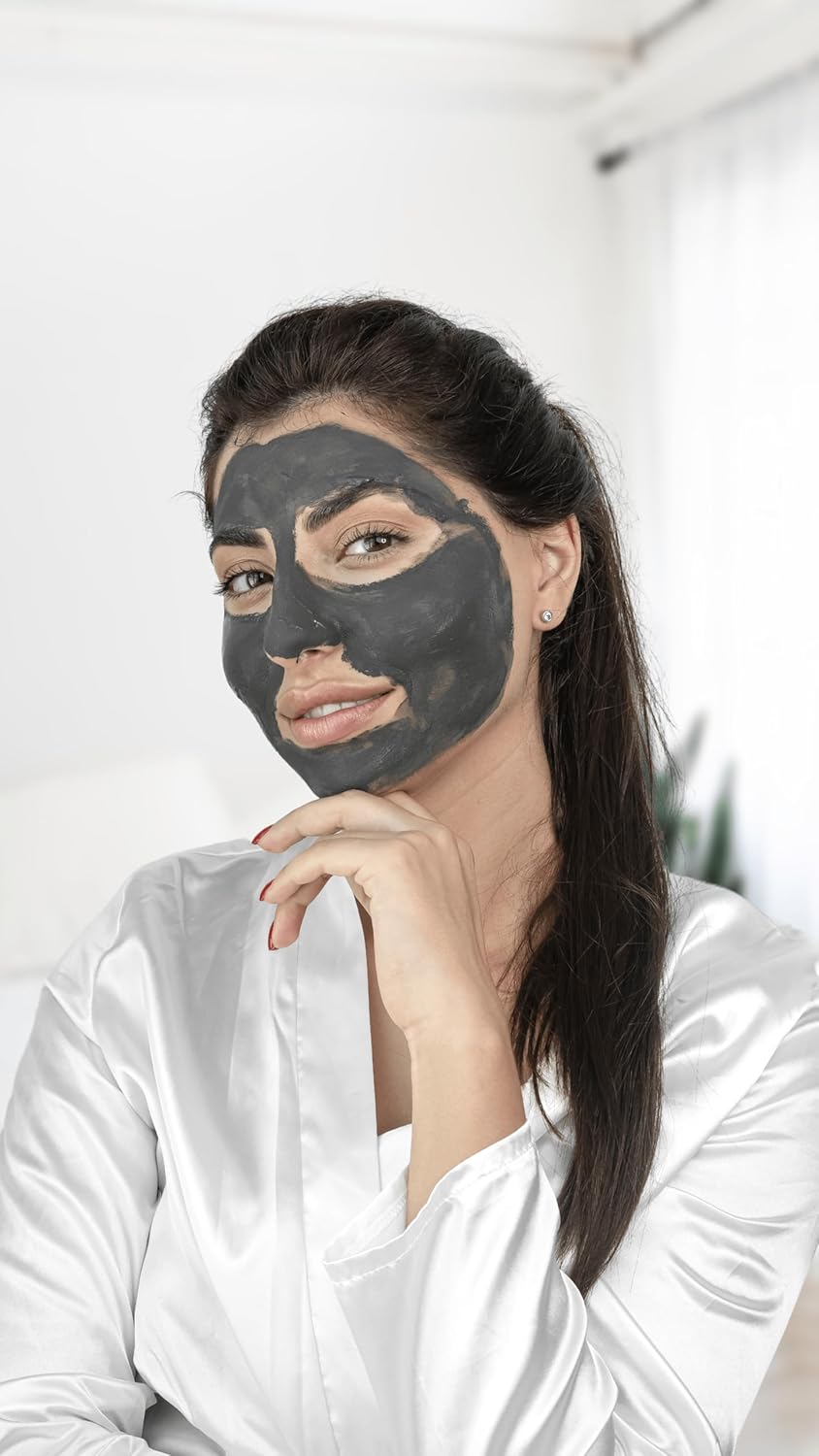 KAWAR Dead Sea Mud Mask with Aloe Vera for Face and Body - Spa Quality Pore Reducer for Acne, Blackheads & Oily Skin, Natural Vegan Skincare for Women, Men - Tightens & Exfoliate - 8.8 oz