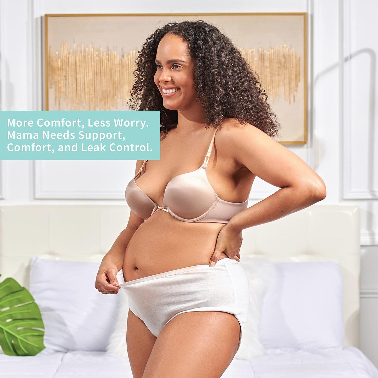 Postpartum Care Kit for Mom (14-Piece) - Includes Labor and Delivery Gown, Peri Bottle, Witch Hazel Foam, Pad Liners & More! with Hospital Essentials for Women After Birth