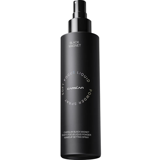 Black Magnet Liquid Powder Makeup Setting Spray, 16H Longlasting Oil Control Lock Face Makeup, Smudgeproof, Waterproof Finishing Spray, 100ml/3.4 Fl Oz