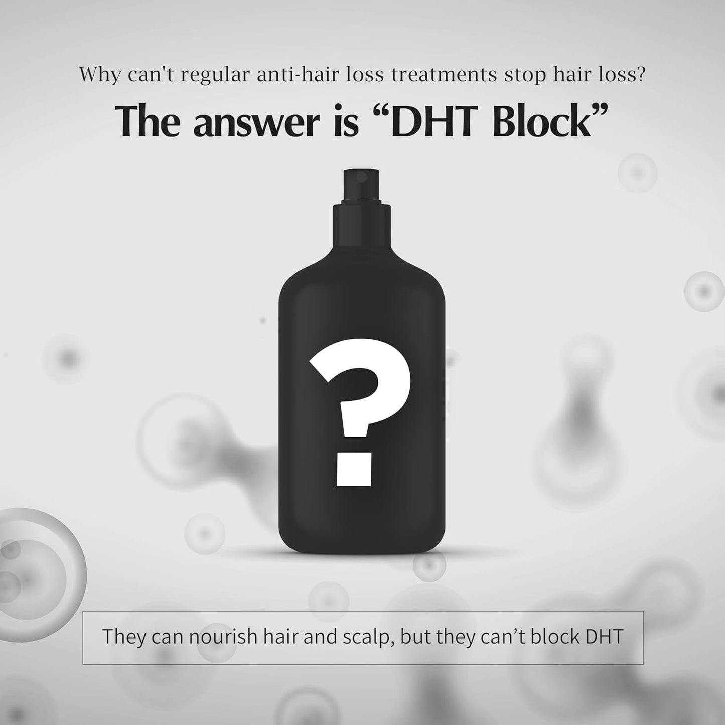 Mild Scalp Tonic for Anti-Hair Loss & Regrowth, DHT Blocker Serum Spray for Thickening, Nourishing Scalp & Hair for Men & Women, Dry, Sensitive Scalp Treatment - Sulfate & Paraben Free