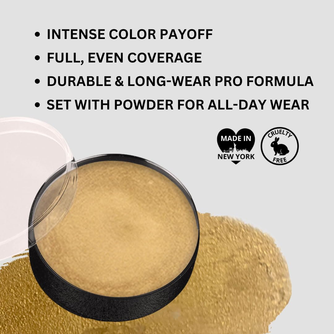 Mehron Makeup Color Cups (.5 oz) (GOLD)