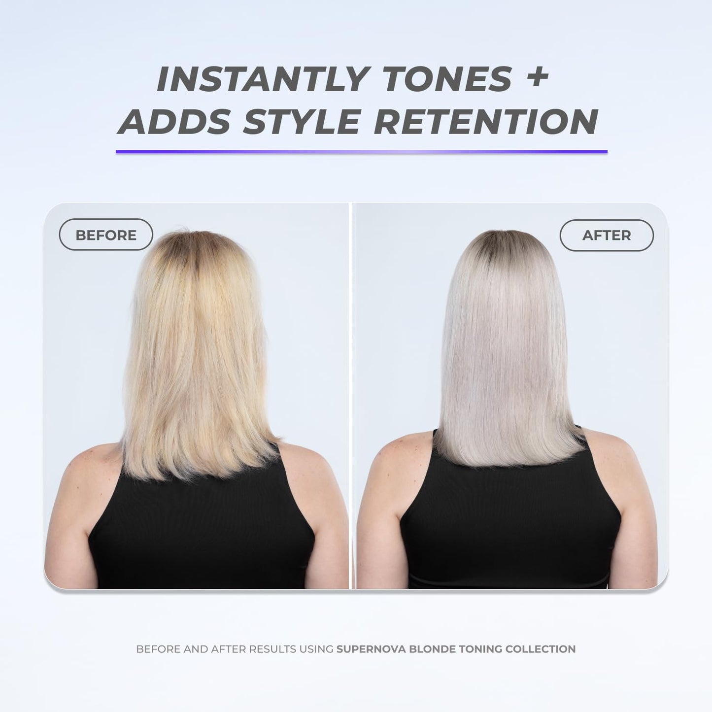 XMONDO Hair Supernova Blonde Toning Leave-In Foam, Vegan Formula Hair Toner Foam for Reducing Brassy and Yellow Tones on Blonde, Highlighted, and Gray Hair Colors, 6.7 Fl. Oz