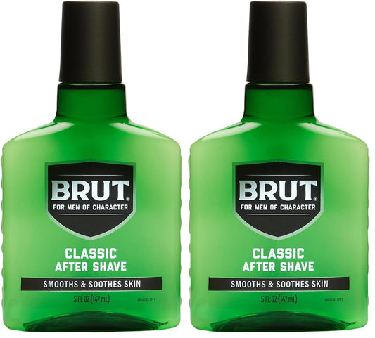 Brut After Shave Original Fragnance, 5 Ounce (926630) (Pack of 2)