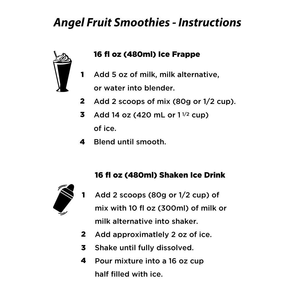 Angel Specialty Products, Blended Smoothie, Instant Frappe Powder Drink Mix, 3-Pound Bag, Mango [34 Servings]