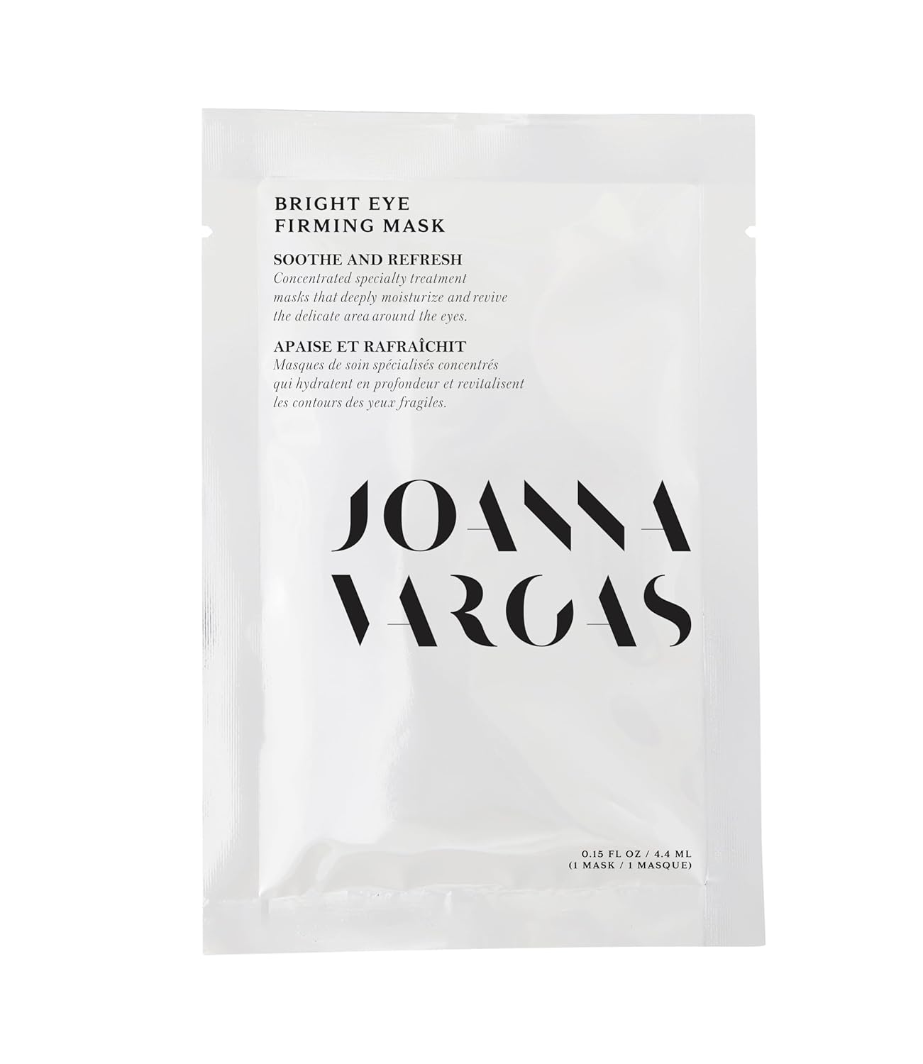 Joanna Vargas Eye Gel Mask – Hydrating Under Eye Patches with Hyaluronic Acid & Chamomile – Depuffing Eye Mask for Dark Circles, Puffiness & Fine Lines – Gel Eye Pads for Women – 1 Pair