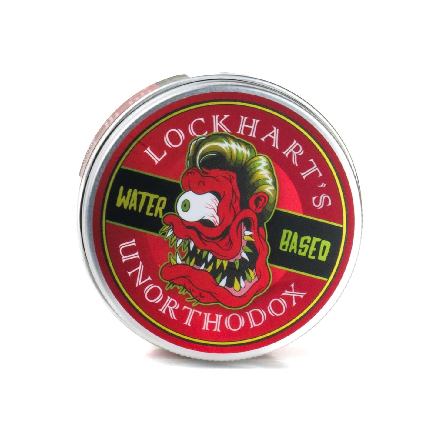 Lockhart’s Unorthodox Water-Based Goon Grease - Handcrafted Water-Based Pomade for Men - Strong Hold, Medium Shine - Easy Wash Out - Spicy Goon Scent (3.4oz)