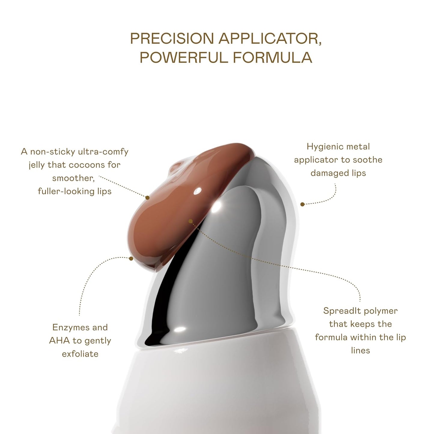 EADEM Le Chouchou Lip Softening Balm, Lip Gloss for Women, Lip Plumper & Lip Mask, Overnight Hydrating & Moisturizing Luxury Lip Balm, 0.5 oz, Burnt Malai