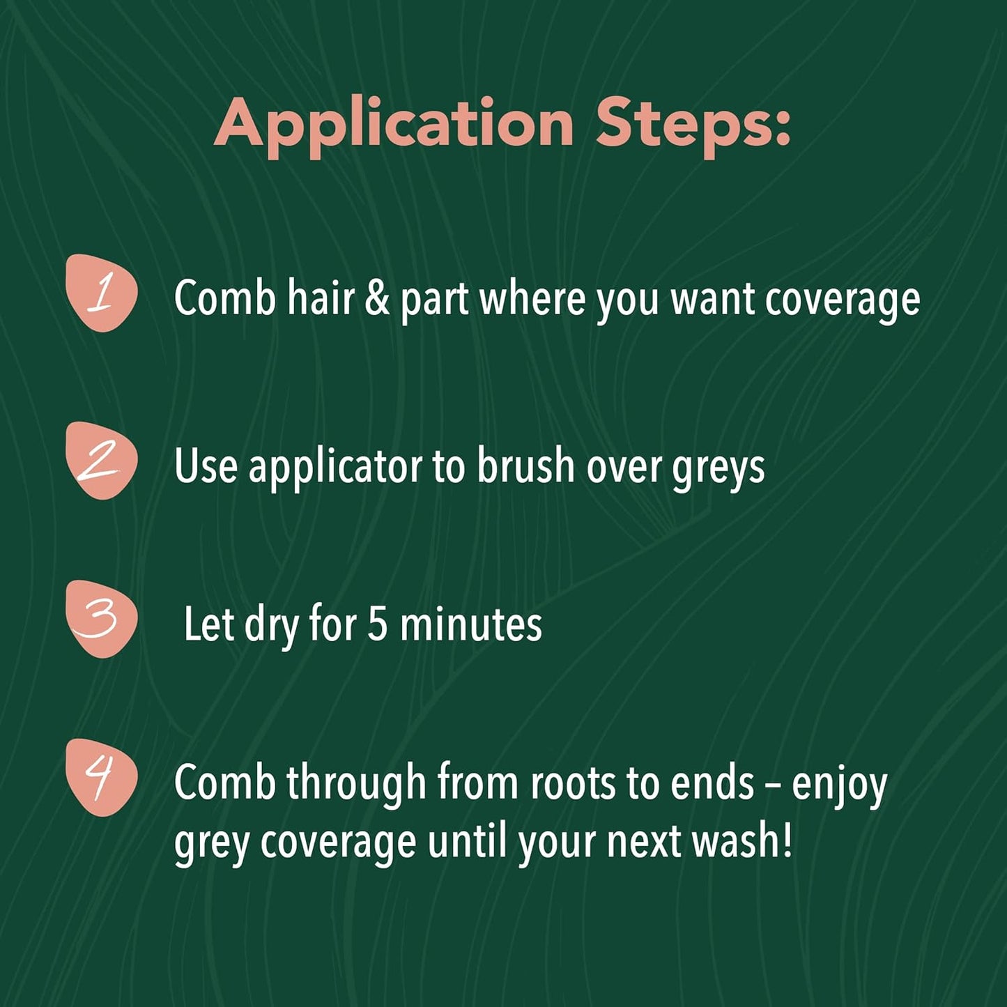 Herbatint Temporary Hair Touch-Up - Instantly Mask Grey Roots Between Coloring with Easy To Apply Precision Brush Kit - Natural-Looking Concealer For Dark Chestnut Hair - Vegan - .33 oz