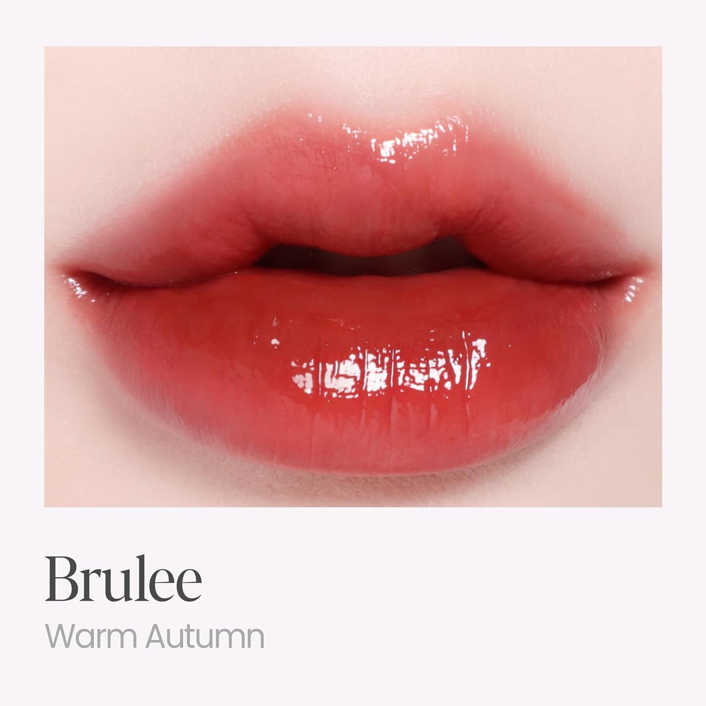 Espoir Couture Lip Tint Glaze #6 Brulee 0.14oz | Volumizing Lip Stain with Syrupy Shine | Long-Lasting & Vibrant Color for Radiant Lip Look | Moisturizing & Glossy Lip Tint | Korean Lip Makeup