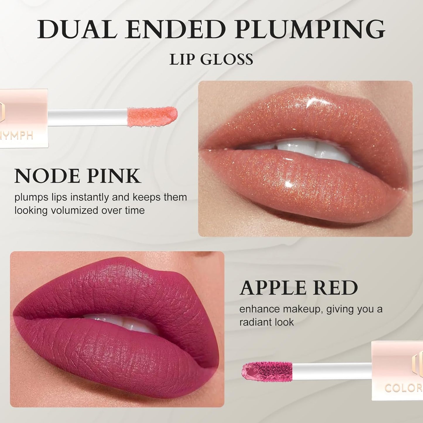 Color Nymph All In One Makeup Kit For Teens And Girls With Waterproof Handbag Makeup Kit Included 9 Colors Matte And Pearl Eyeshadow Palette Liquid Blush, Double Ended Lipgloss Concealer Brush Mascara