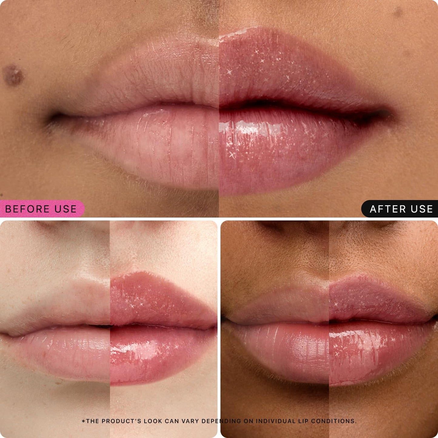 Nature Republic HONEY MELTING LIP GLITTER & PLUMPING (16 MIDNIGHT SPARKLE) SOFT LIP STICK Moisturizing Gloss, Volumizing formula, Color changing Sheer tint, Shine Glimmer Finish, korean make up