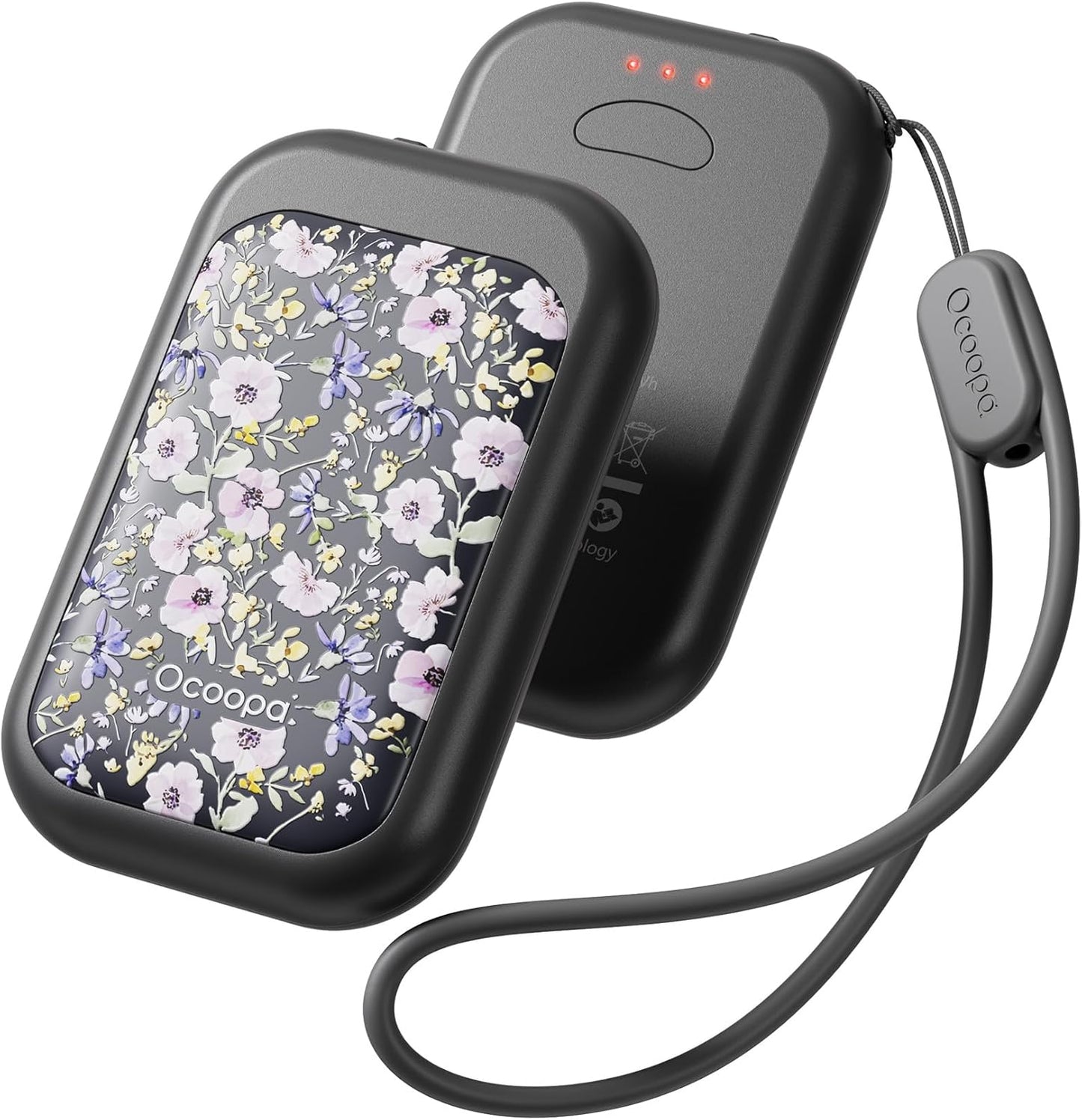 OCOOPA Magnetic Rechargeable Hand Warmers 2 Pack, Card-Style Electric AI Hand Warmers 5000mAh, Pocket Portable Hands Heater, UL Certified, for Men Women, Hunting Essentials, UT4 Young