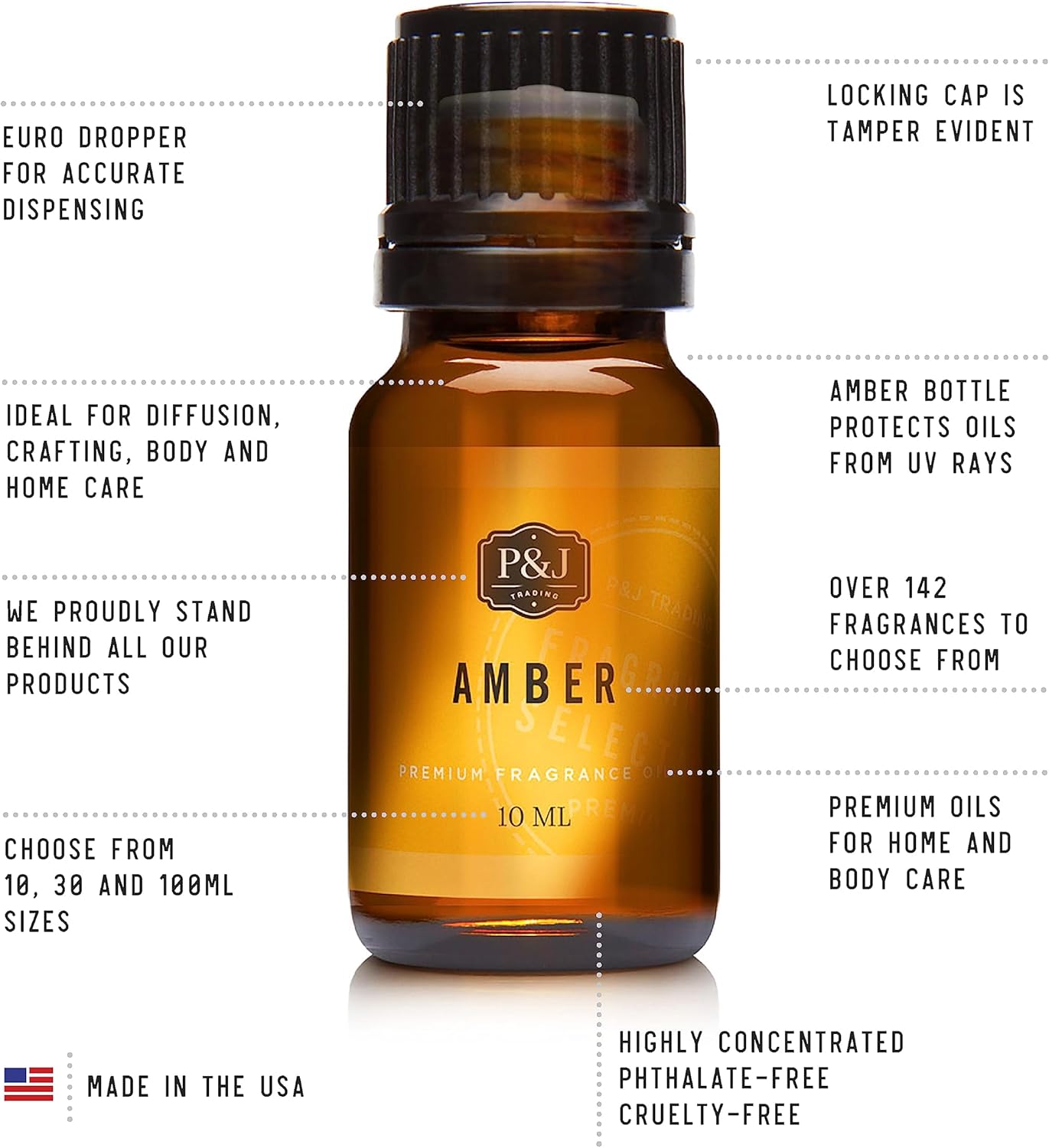 P&J Trading Fragrance Oil | Campfire Oil 30ml - Candle Scents for Candle Making, Freshie Scents, Soap Making Supplies, Diffuser Oil Scents