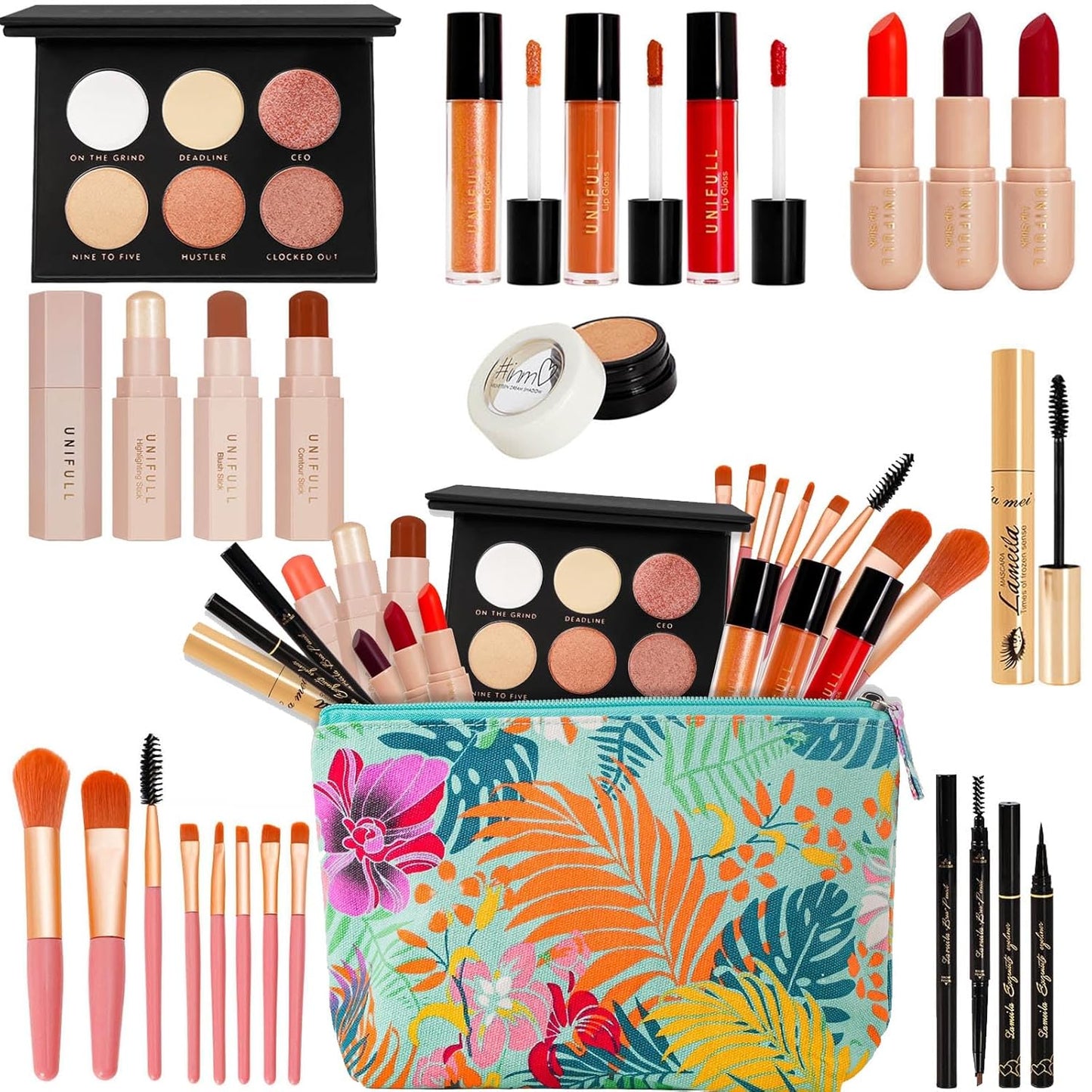 All In One Makeup Kit, Makeup Kit for Women Full Kit,Multipurpose Women's Makeup Sets,Beginners and Professionals Alike,Easy to Carry