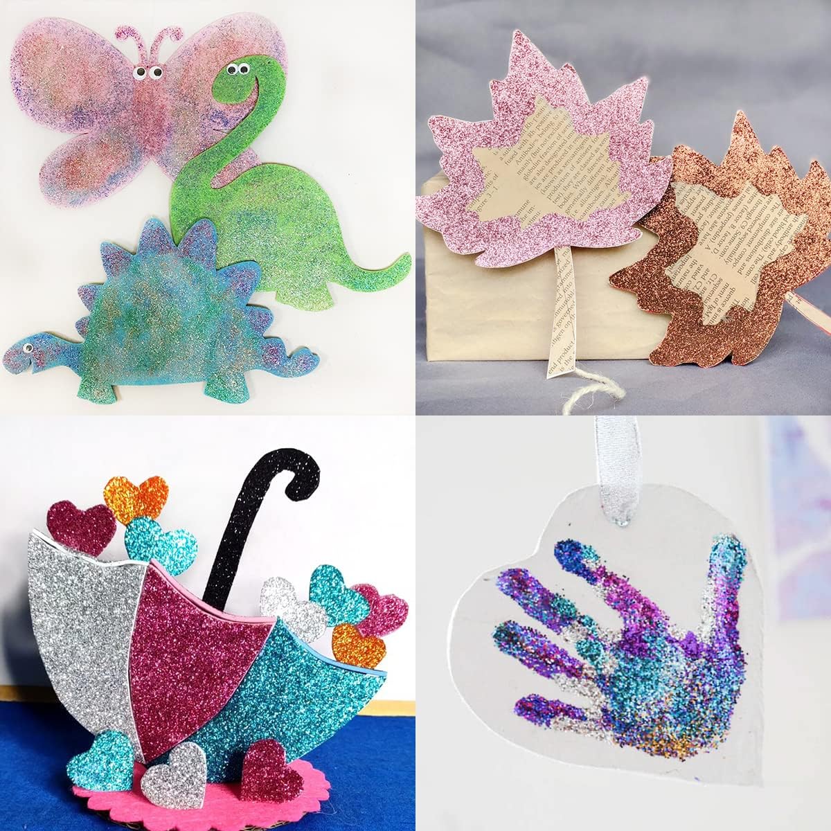 Holographic Extra Fine Craft Glitter Powder, 100g Iridescent Sequins, Loose Glitter for Face, Body, Hair, Eye & Nails (Laser Black)